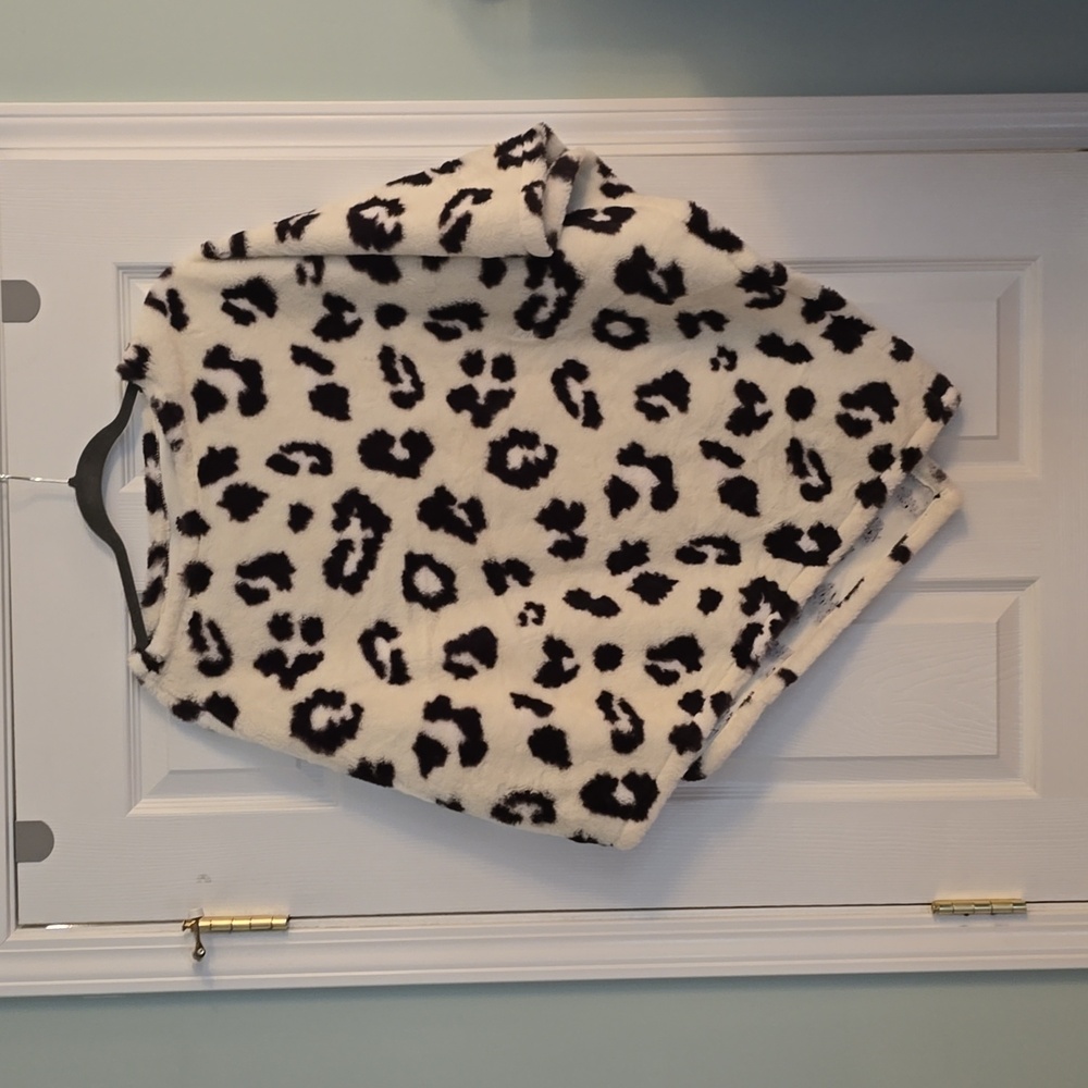 Animal print cape